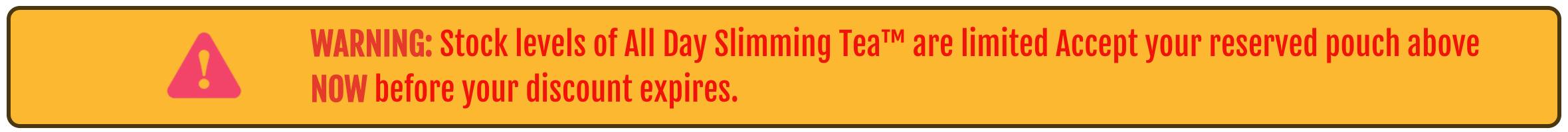 All Day Slimming Tea - WARNING